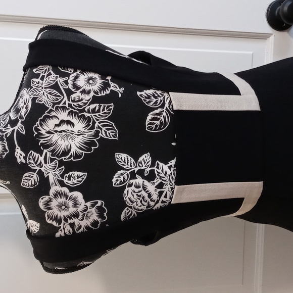 🖤Diane Von Furstenberg🖤 - Black/Ivory Tai Stretch Dress - Picture 7 of 14